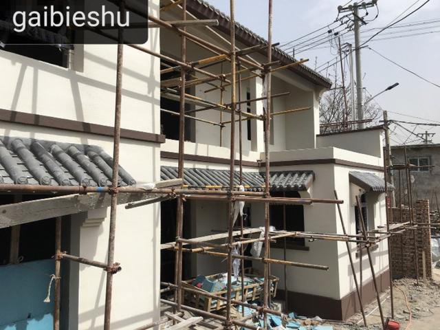 北京二層中式徽派別墅自建房戶型圖，附完工實拍圖