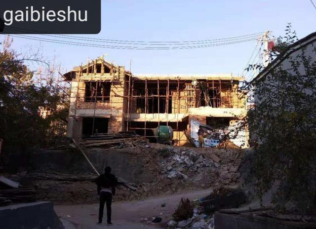 北京二層中式徽派別墅自建房戶型圖，附完工實拍圖