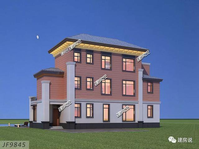 大戶型歐式豪華二層半別墅設(shè)計(jì)圖，高端自建房方案