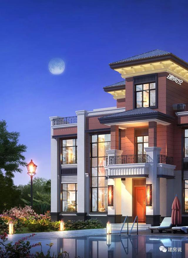 大戶型歐式豪華二層半別墅設(shè)計(jì)圖，高端自建房方案