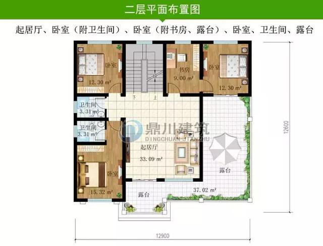 幾套布局講究的農(nóng)村自建房戶型，一、二、三層、雙拼的都有