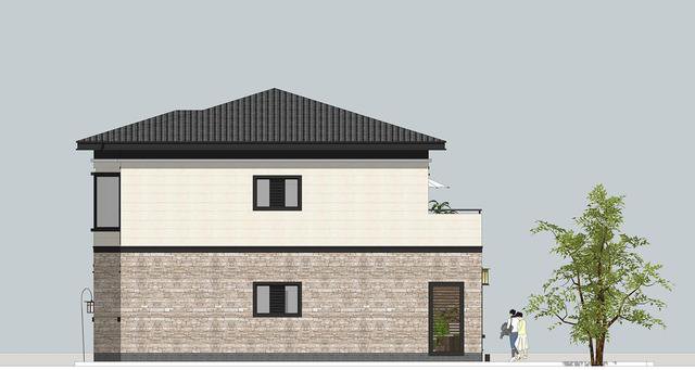 帶小院新中式雙層別墅設(shè)計(jì)戶型圖，戶型實(shí)用