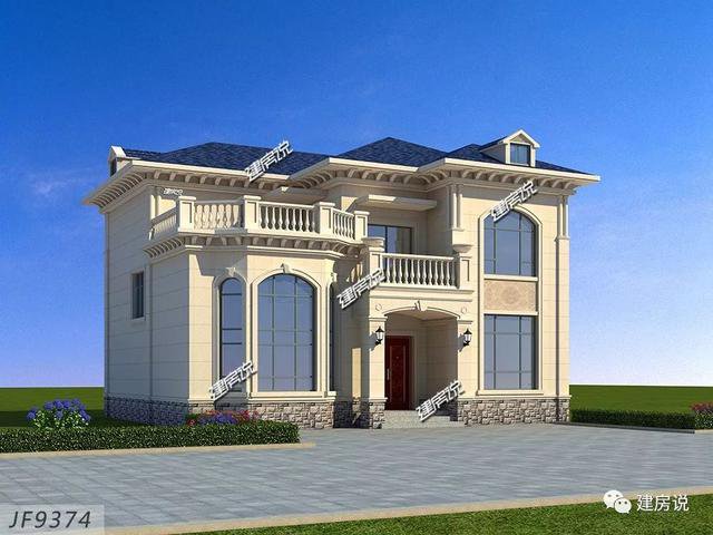 3棟120平的農(nóng)村房子戶型方案設(shè)計(jì)，二層、三層的都有