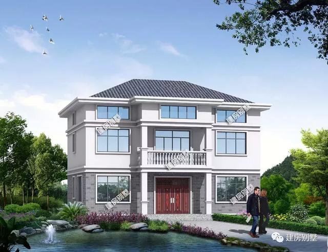 帶閣樓層設(shè)計(jì)的農(nóng)村房子設(shè)計(jì)方案，2款都很實(shí)用