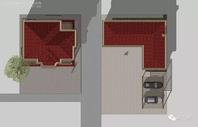 湖南帶配房的二層農(nóng)村自建房案例，簡(jiǎn)歐風(fēng)格