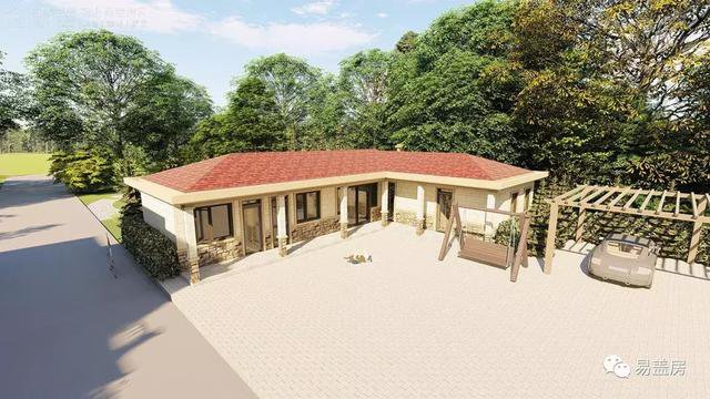 湖南帶配房的二層農(nóng)村自建房案例，簡(jiǎn)歐風(fēng)格