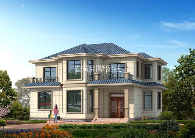 花30萬(wàn)老家自建二層小別墅，附全套設(shè)計(jì)圖