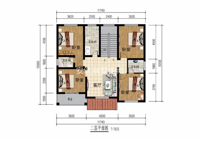 占地121平的三層農(nóng)村民房設(shè)計(jì)，秋天來了，建房抓緊了