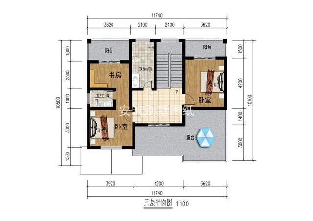 占地121平的三層農(nóng)村民房設(shè)計(jì)，秋天來了，建房抓緊了
