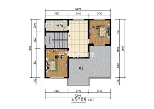 占地110平內(nèi)的四層農(nóng)村民房設(shè)計(jì)，戶(hù)型很實(shí)用，造價(jià)偏低