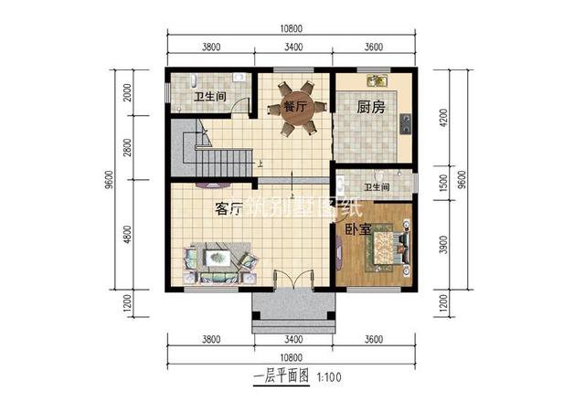 占地110平內(nèi)的四層農(nóng)村民房設(shè)計(jì)，戶(hù)型很實(shí)用，造價(jià)偏低