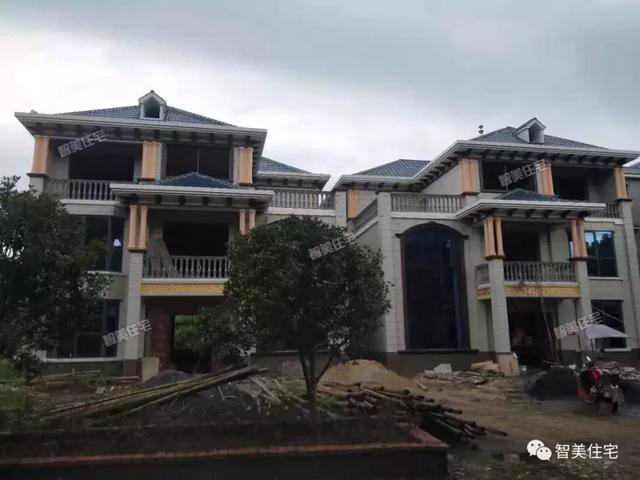 三層簡歐房子設(shè)計(jì)方案圖，不錯(cuò)的民房設(shè)計(jì)，占地120平-130平方米