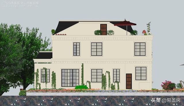高端奢侈的法式別墅效果圖及設(shè)計(jì)方案，驚艷到你了嗎