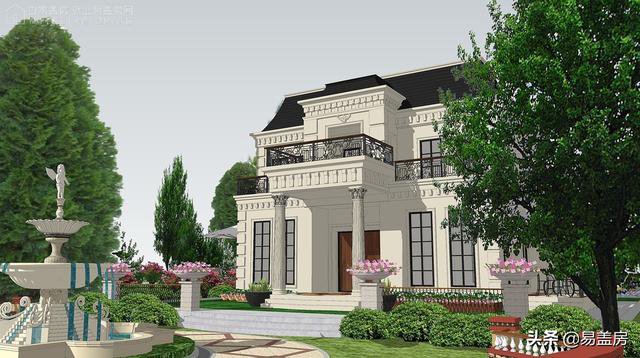 高端奢侈的法式別墅效果圖及設(shè)計(jì)方案，驚艷到你了嗎