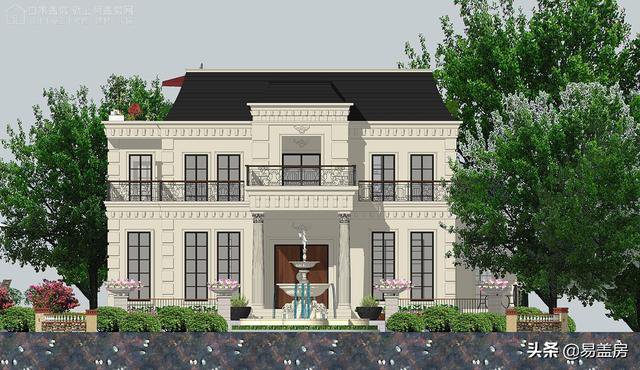 高端奢侈的法式別墅效果圖及設(shè)計(jì)方案，驚艷到你了嗎