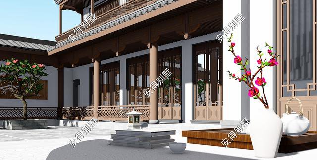 2款庭院式別墅設(shè)計(jì)方案及圖片，這樣建造漂亮的合院別墅