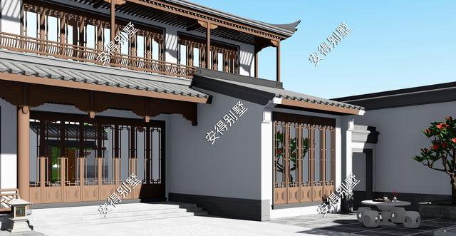 2款庭院式別墅設(shè)計(jì)方案及圖片，這樣建造漂亮的合院別墅