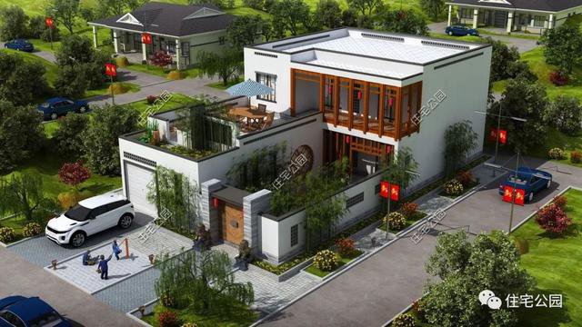 18套帶庭院的中式別墅民宅設(shè)計，自建房、民宿都可以用