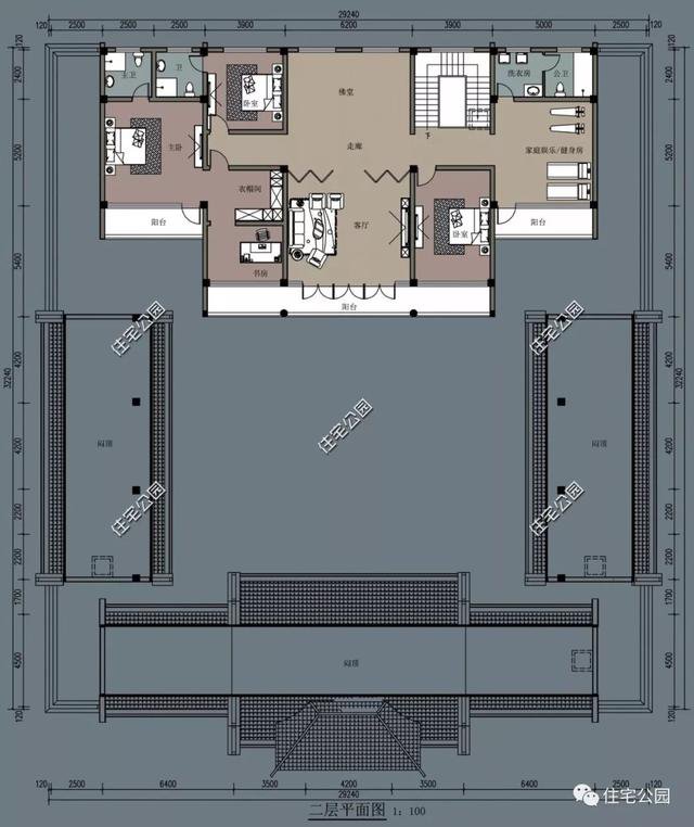18套帶庭院的中式別墅民宅設(shè)計，自建房、民宿都可以用
