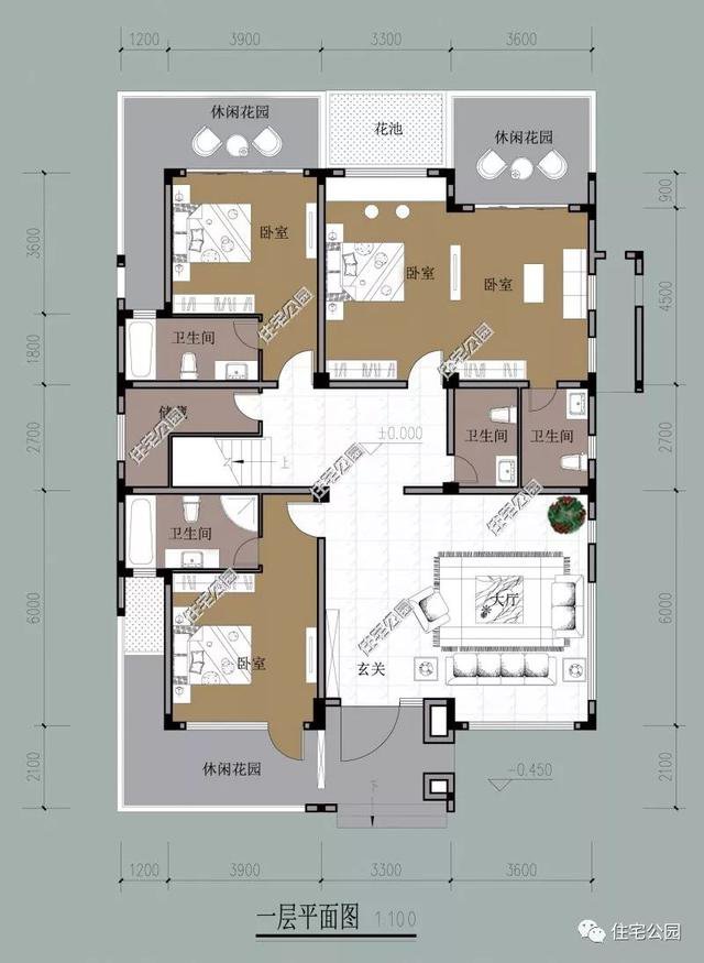 18套帶庭院的中式別墅民宅設(shè)計，自建房、民宿都可以用
