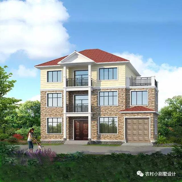 幾款農(nóng)村三層民房設計圖及圖片大全，選一套回家建房吧