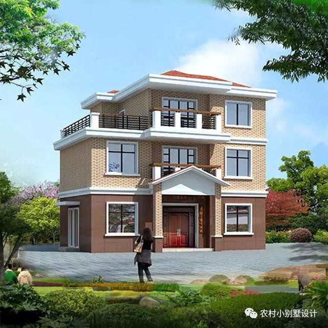幾款農(nóng)村三層民房設計圖及圖片大全，選一套回家建房吧