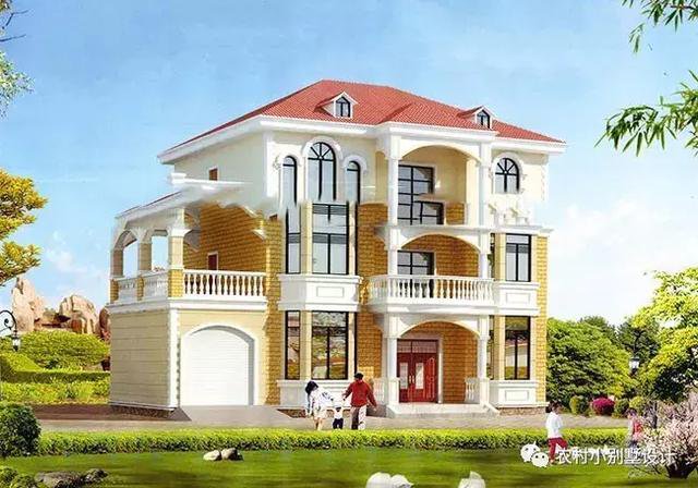 幾款農(nóng)村三層民房設計圖及圖片大全，選一套回家建房吧