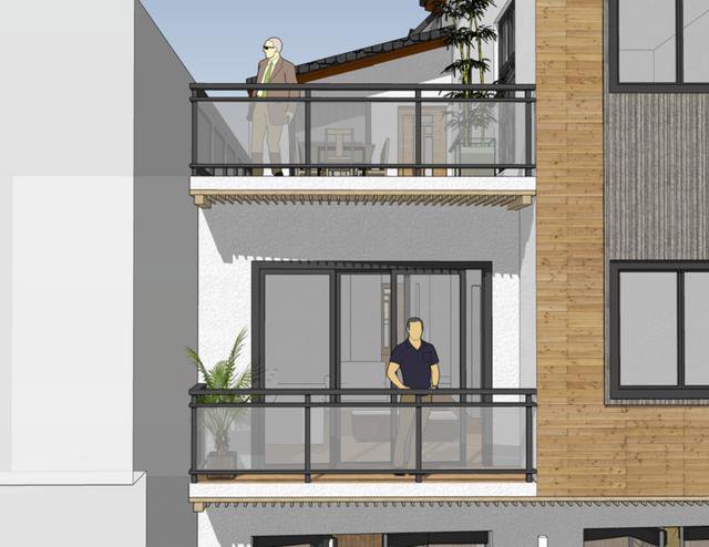 開(kāi)間7.8米民房設(shè)計(jì)，一層還設(shè)計(jì)上了商鋪，商住兩用