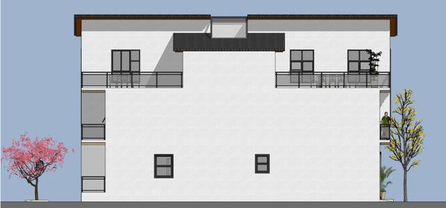 開(kāi)間7.8米民房設(shè)計(jì)，一層還設(shè)計(jì)上了商鋪，商住兩用