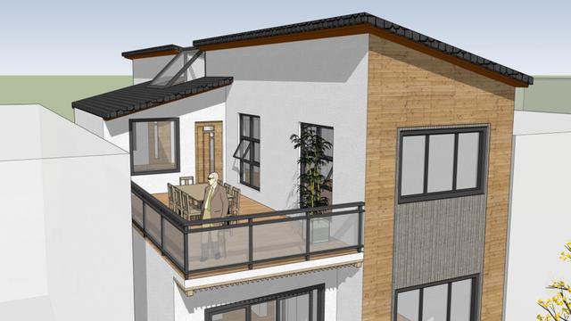 開(kāi)間7.8米民房設(shè)計(jì)，一層還設(shè)計(jì)上了商鋪，商住兩用