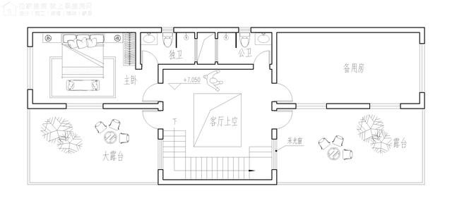 開(kāi)間7.8米民房設(shè)計(jì)，一層還設(shè)計(jì)上了商鋪，商住兩用