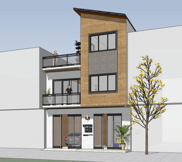 開(kāi)間7.8米民房設(shè)計(jì)，一層還設(shè)計(jì)上了商鋪，商住兩用