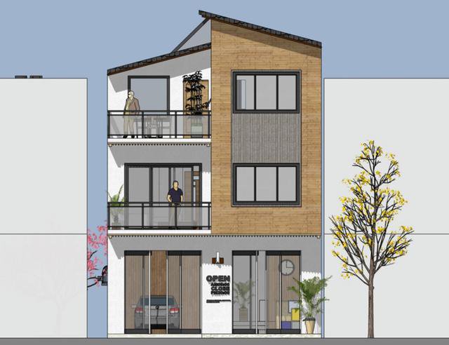 開(kāi)間7.8米民房設(shè)計(jì)，一層還設(shè)計(jì)上了商鋪，商住兩用