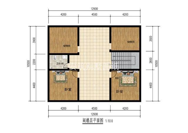 141平的一層漂亮時尚平房住宅圖片及戶型圖，20萬全部做好