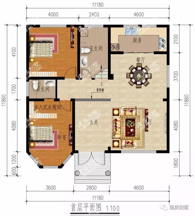 江西南北通透的2款三層新民居設(shè)計(jì)戶型，自建房不后悔