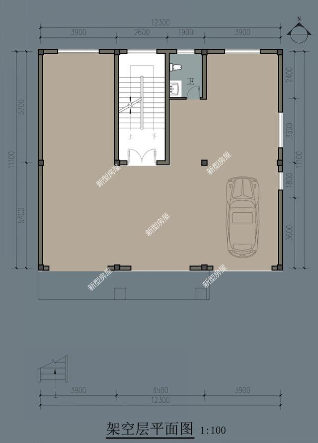 農(nóng)村樓房首層做架空層如何？再也不怕下暴雨了