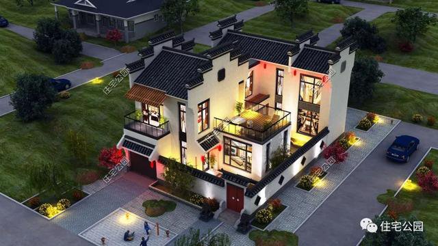 帶車庫農(nóng)村自建房子戶型和外觀圖片大全，讓你一次看個夠