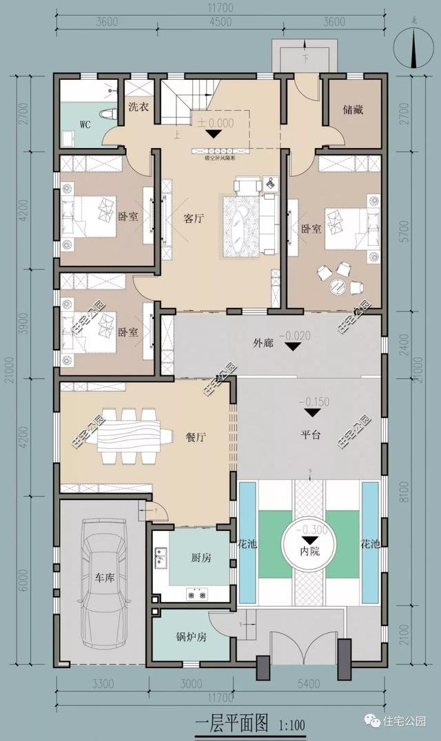 帶車庫農(nóng)村自建房子戶型和外觀圖片大全，讓你一次看個夠