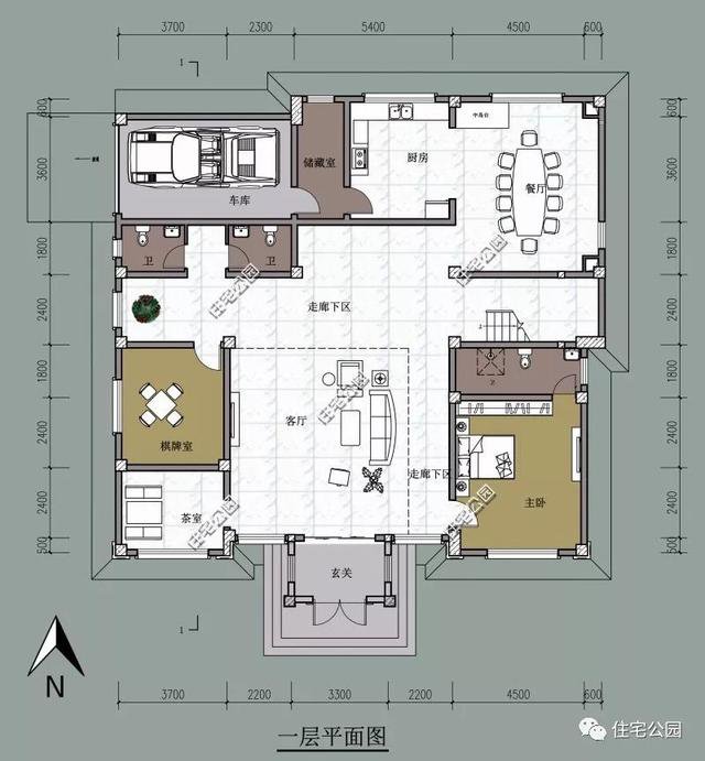 帶車庫農(nóng)村自建房子戶型和外觀圖片大全，讓你一次看個夠