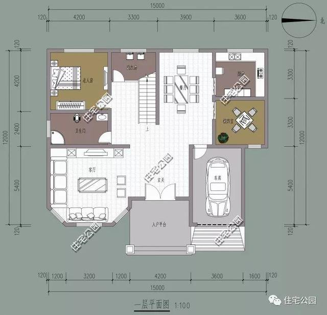 帶車庫農(nóng)村自建房子戶型和外觀圖片大全，讓你一次看個夠