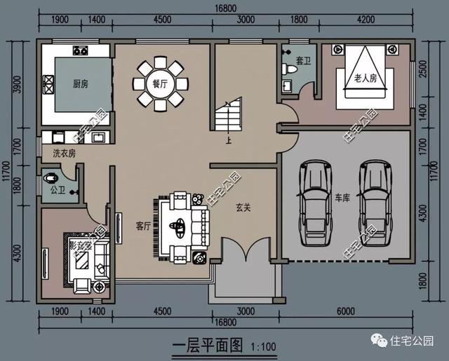 帶車庫農(nóng)村自建房子戶型和外觀圖片大全，讓你一次看個夠