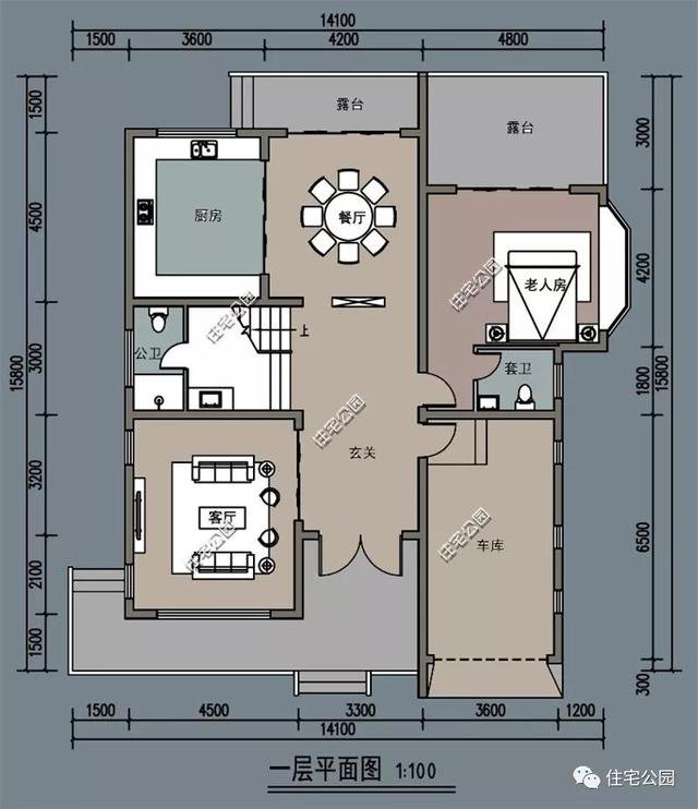 帶車庫農(nóng)村自建房子戶型和外觀圖片大全，讓你一次看個夠