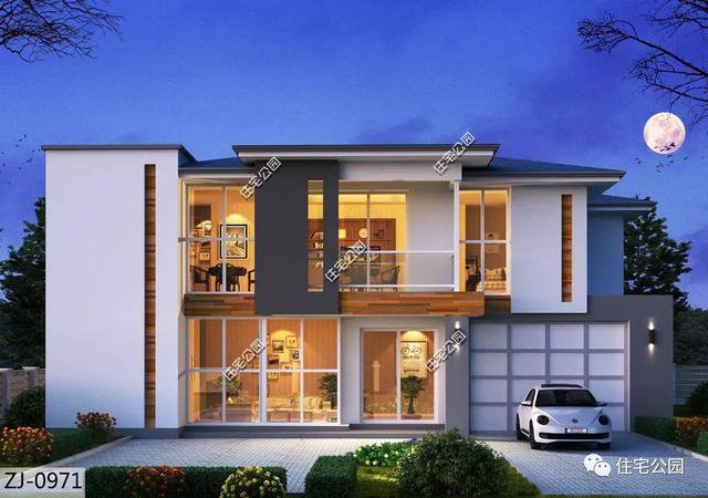 帶車庫農(nóng)村自建房子戶型和外觀圖片大全，讓你一次看個夠