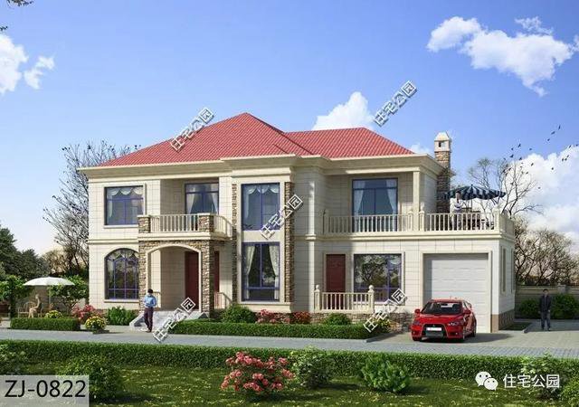 帶車庫農(nóng)村自建房子戶型和外觀圖片大全，讓你一次看個夠