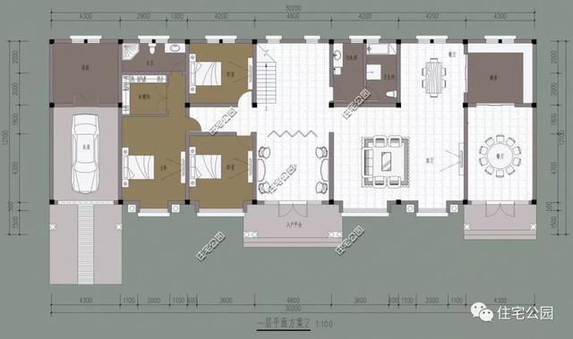 帶車庫農(nóng)村自建房子戶型和外觀圖片大全，讓你一次看個夠