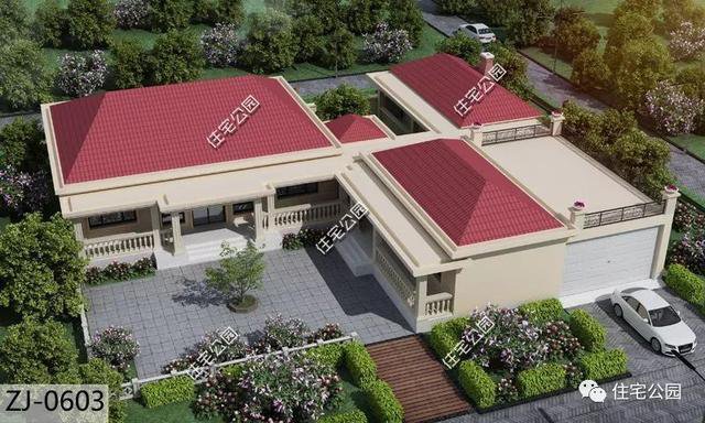 帶車庫農(nóng)村自建房子戶型和外觀圖片大全，讓你一次看個夠