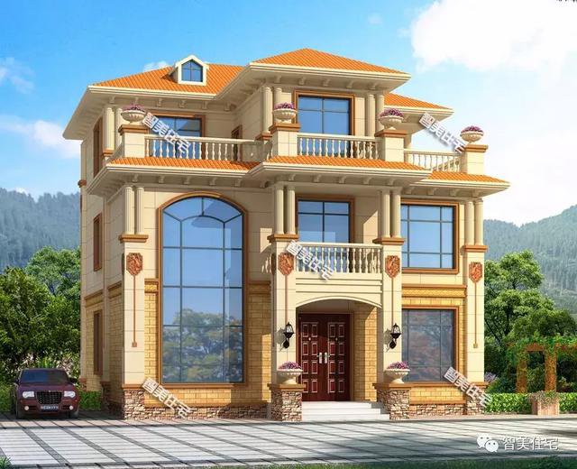 2套客廳挑空設(shè)計(jì)的豪宅戶型圖，旋轉(zhuǎn)樓梯PK普通樓梯怎么選