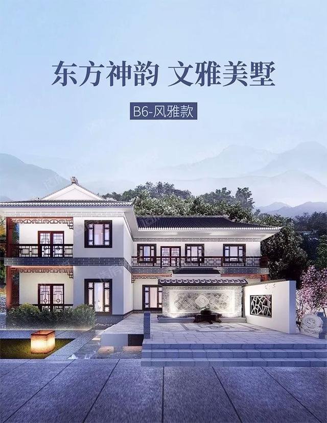 仿古中式二層住宅樓設(shè)計圖，中國傳統(tǒng)精髓，真是美爆了