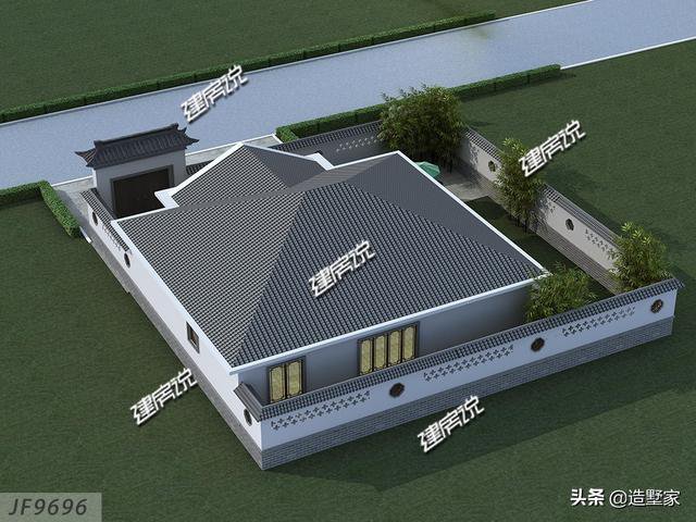 帶庭院的一層小別墅住宅設(shè)計(jì)，完工圖美爆了，只要19萬