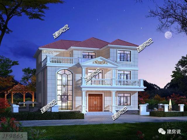 豪華歐式別墅三層民宅設(shè)計(jì)戶型圖，酒窖/ktv/電梯都有